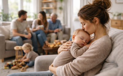 Babyschlaf bei Besuch & Trubel – warum Nähe wichtiger ist als feste Zeiten